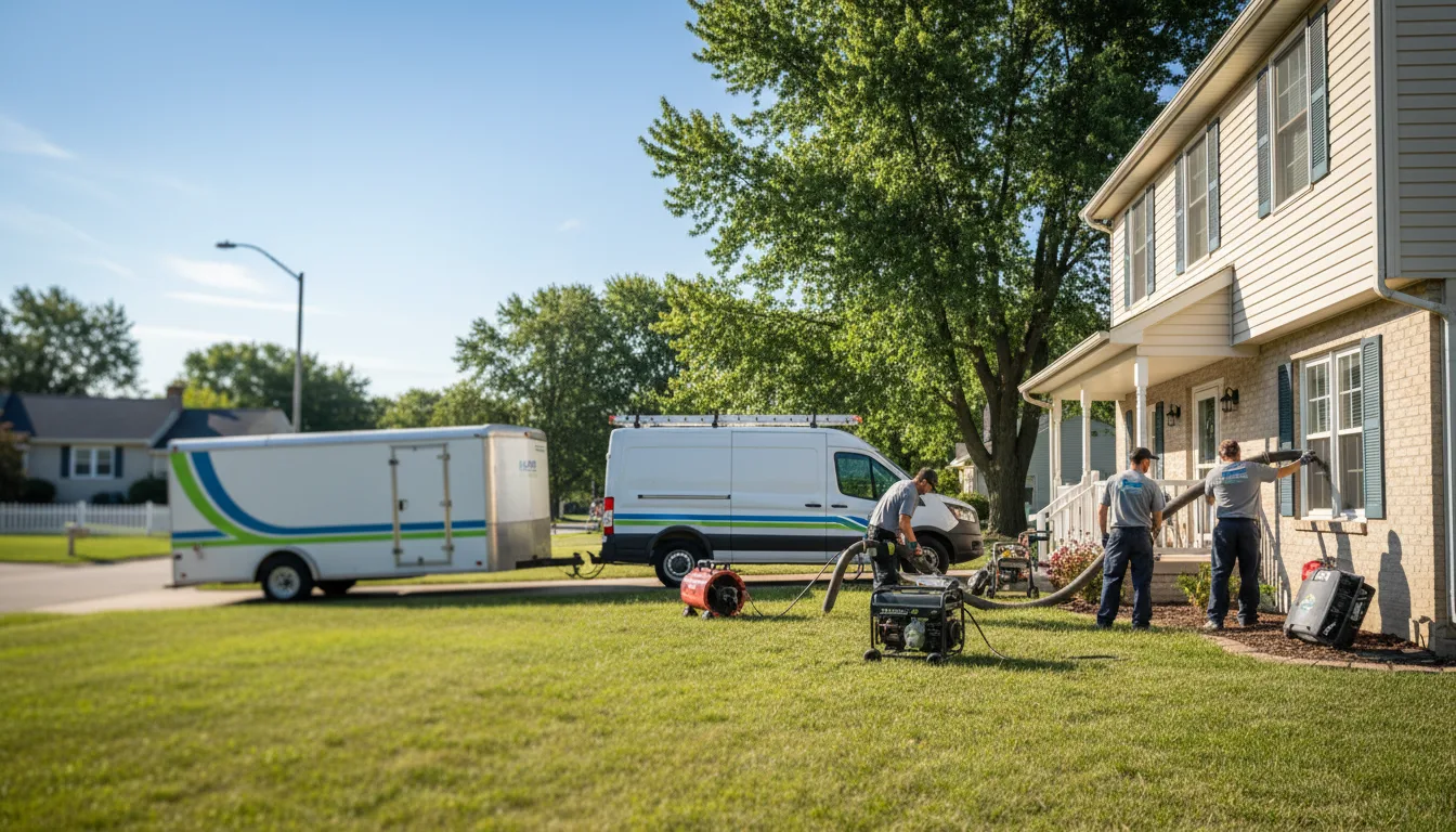 Flooded Basement Restoration And Cleanup With Repair in Sawyerville, IL near me